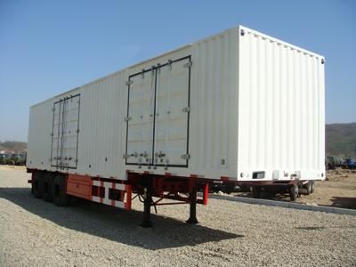 Huanghai  DD9400XXY Box transport semi-trailer