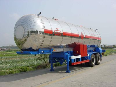 Jiuyuan  KP9280GYQ Semi trailer for liquefied gas transportation