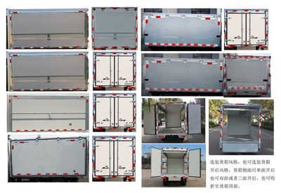 Shuntai brand automobiles BTQ5036XYKBJ Wing opening box car