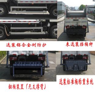 Fulongma  FLM5080ZYSJL6GW Compressed garbage truck