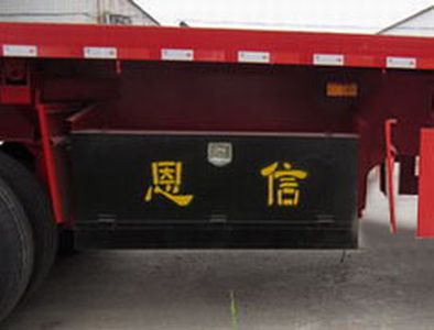 Enxin Business Brand Automobile HEX9402ZZXPE Flat dump semi-trailer