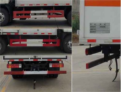 Huatong brand automobiles HCQ5040XRQCA6 Flammable gas box transport vehicle