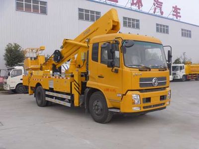 Huatong brand automobiles HCQ5130JGKDL5 High altitude work vehicle