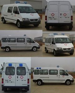 Jiangling Quanshun brand automobiles JX5035XJHZK ambulance