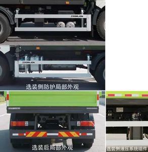 Zhonglian Automobile ZBH5182ZDJCAE6 Compressed docking garbage truck