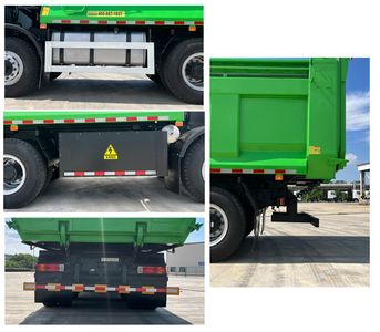 Remote license plate car HN3310P41C2SHEVY Methanol plug-in extended range hybrid dump truck