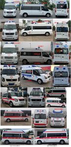 Jinlong  XMQ5040XJHD ambulance