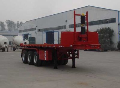 Taicheng  LHT9400ZZXP Flat dump semi-trailer