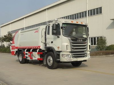 Jianghuai brand automobiles HFC5163ZYSVZ Compressed garbage truck