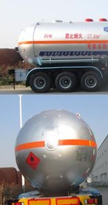 Jiancheng  JC9402GYQQB Semi trailer for liquefied gas transportation