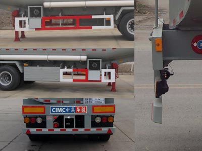 Huajun  ZCZ9401GHYHJB Flammable liquid tank transport semi-trailer