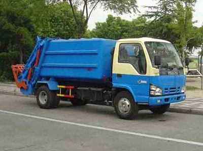 Shenlong brand automobile SQL5070ZYS Compressed garbage truck