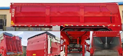 Hualu Yexing brand automobiles HYX9407ZLS Bulk grain transportation semi-trailer