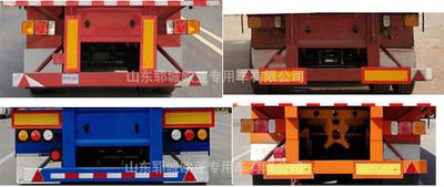 Xinkaida brand automobiles DLZ9409JSQ Truck mounted lifting and transportation of semi-trailers