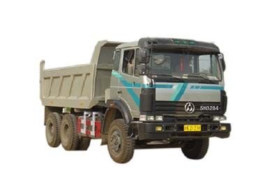 Shanghui  SH3284 Flat head cab dump truck