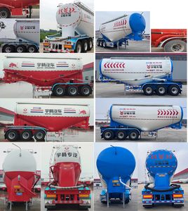 Yuchang  YCH9400GFL38 Medium density powder material transportation semi-trailer