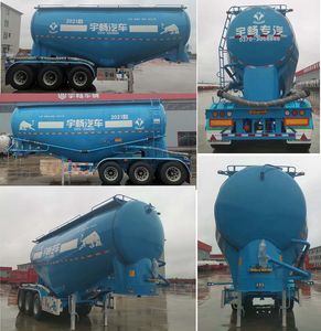 Yuchang  YCH9400GFL38 Medium density powder material transportation semi-trailer