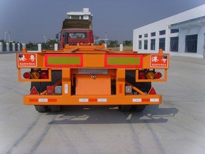 Hong Kong and Guangdong HSD9360TJZGContainer transport semi-trailer