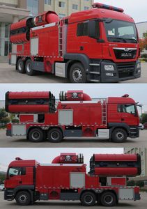 Galaxy  BX5250TXFPY218M6 Smoke exhaust fire truck