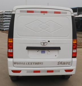 Yangtze River brand automobiles WG5021XXYBEV2 Pure electric box type transport vehicle