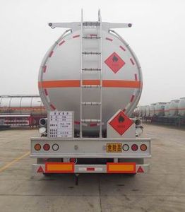 Ruijiang  WL9408GRYD Aluminum alloy flammable liquid tank transport semi-trailer