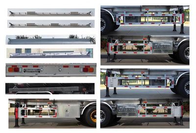 Jinxi  WPH9404GYYL Aluminum alloy oil transport semi-trailer