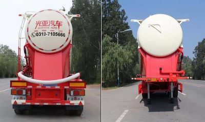 Guangya Tongda  JGY9400GSJ Dry mixed mortar transportation semi-trailer