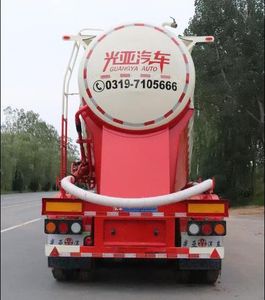 Guangya Tongda  JGY9400GSJ Dry mixed mortar transportation semi-trailer