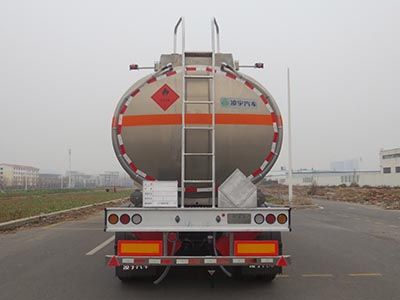 Lingyu  CLY9405GYYA Aluminum alloy oil transport semi-trailer