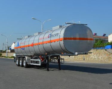 Ouman  HFV9408GRYD Aluminum alloy flammable liquid tank transport semi-trailer