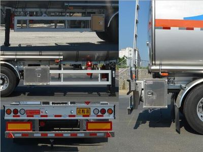 Ouman  HFV9408GRYD Aluminum alloy flammable liquid tank transport semi-trailer