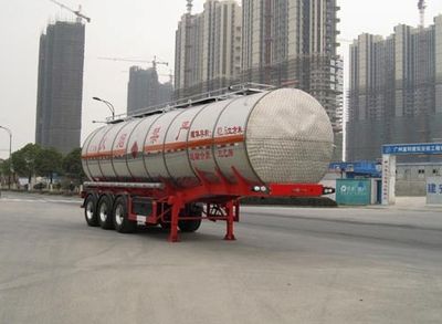 Hongzhou  HZZ9407GHYB1 Chemical liquid transportation semi-trailer