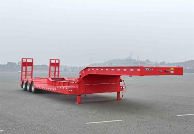 Zhongte  QYZ9370TDP Low flatbed semi-trailer