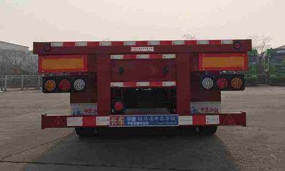 Huajun  ZCZ9401TPBH Flat transport semi-trailer