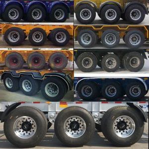 Linzhou  YDZ9406ZZXP Flat dump semi-trailer