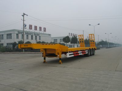 CIMC ZJV9400TD Low flatbed semi-trailer