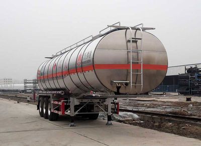 Mastercard SDW9404GRYA Aluminum alloy flammable liquid tank transport semi-trailer