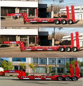 Yangjia  LHL9374TDP Low flatbed semi-trailer