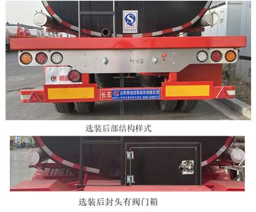 Hehai Mingzhu  MZC9401GRYT Flammable liquid tank transport semi-trailer