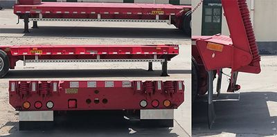 Liangshan Eurasian  LSD9400TDP Low flatbed semi-trailer