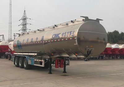 Mastercard SDW9401GSY Aluminum alloy edible oil transportation semi-trailer