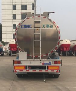 Mastercard SDW9401GSY Aluminum alloy edible oil transportation semi-trailer