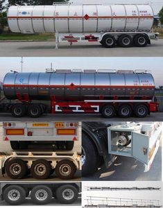 Kaile  AKL9400GRYE Flammable liquid tank transport semi-trailer