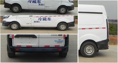 Jiangling Quanshun brand automobiles JX5041XLCMK6 Refrigerated truck