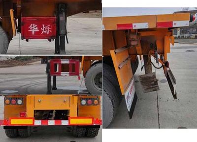 Zhongji Huashuo brand automobiles XHS9404ZZXP Flat dump semi-trailer