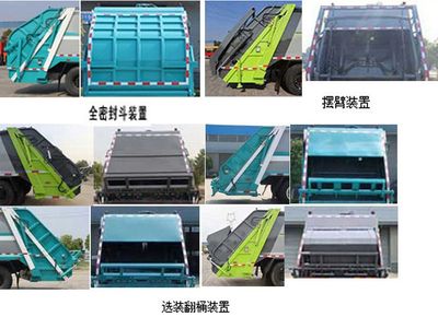 Cheng Liwei  CLW5180ZYSASL Compressed garbage truck