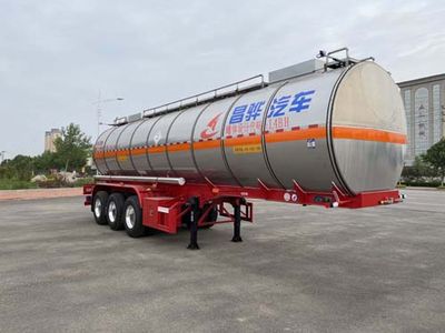 Changhua HCH9400GDGTank transport semi-trailer for toxic and infectious substances