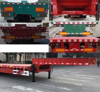 Huajun  ZCZ9400TDPK Low flatbed semi-trailer