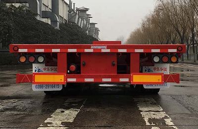 Huajun  ZCZ9400TDPK Low flatbed semi-trailer