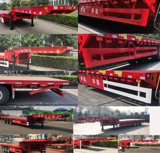 Huajun  ZCZ9400TDPK Low flatbed semi-trailer